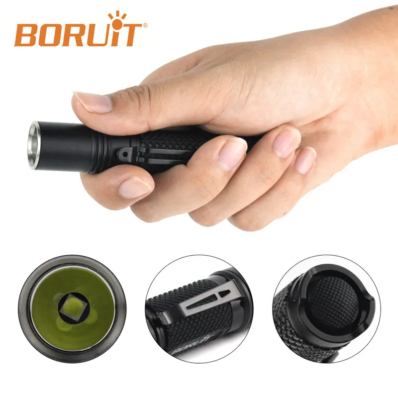 

BORUIT Powerful Lantern XPL Linterna LED Flashlight Waterproof Hand Torch 5 Modes Lamp Portable Light Camping Hunting Fishing