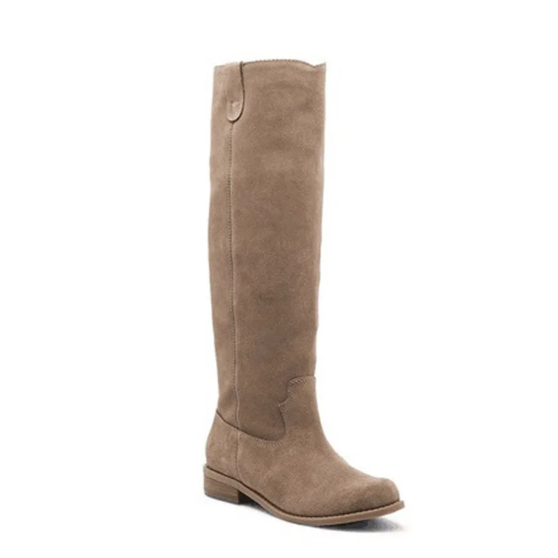 NAN JIU/Горные ботинки женские модные Zapatos De Mujer замшевые матовые сапоги на плоской