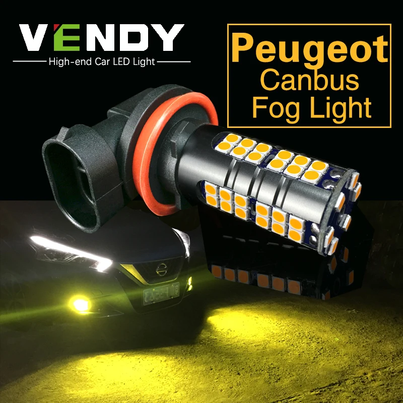 Luzes de Nevoeiro Lâmpada para Peugeot H10 9145 9005 H16 Psx24w Led Carro Auto 307 206 301 207 2008 508 3008 308 408 2x h8 H11 9006 Hb4