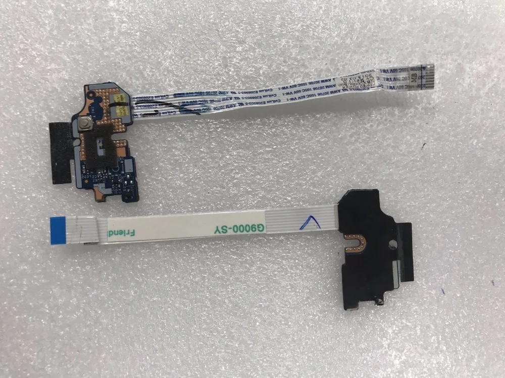 

original P5WE0 POWER NBX0000UR00 FOR NE56R Series E1-571 E1-531 E1-521 Power Button Board Demo board WCable LS-7912P
