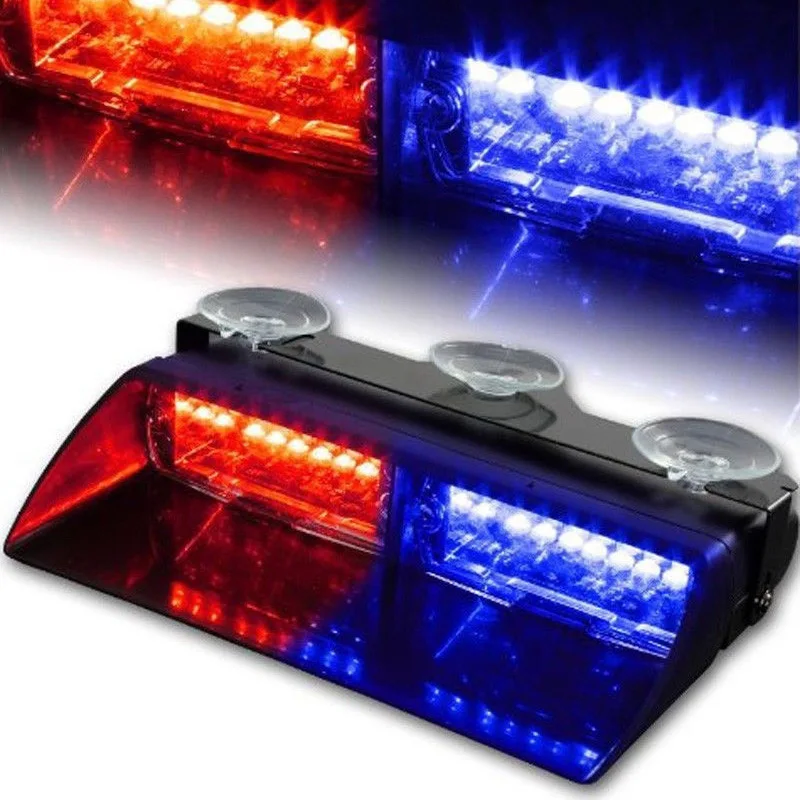 mayitr 16led signal car led flashlight safety fireman emergency window