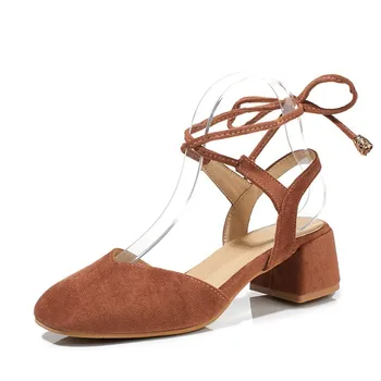 

In the new product in the summer of 2018 comfortable with thick with cross strap size 43 yards 30 - baotou sandals 18126