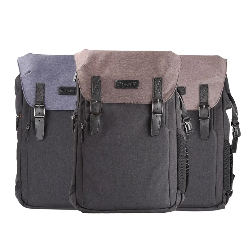 

Large Capacity Camera Video Shoulders Backpack Waterproof w/ Rain Cover Fit 15.6" Laptop DSLR Bag for Canon Nikon Sony SLR Tripo