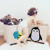 2022 New 13 inch Cube Folding Storage Box Cartoon Animal Storage Bin Oxford Fabric Storage Boxes For Nursery Toys Organizers 3