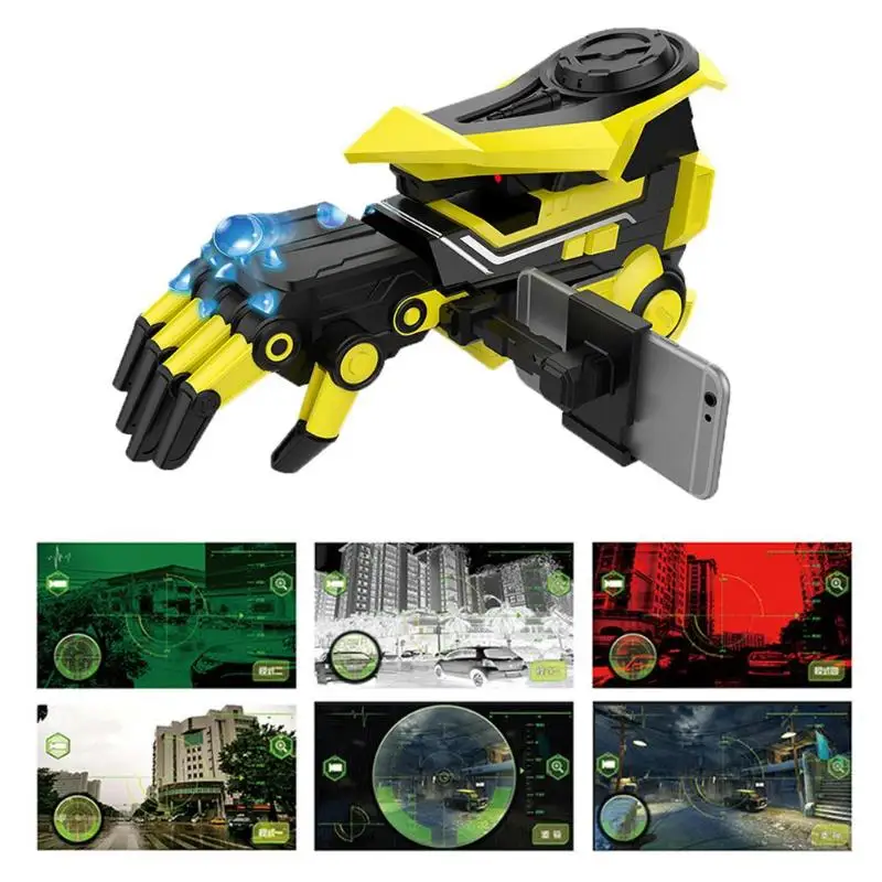 

Yellow Plastic Water Bomb Gun Toy AR Smart Electric Chargeable Bullet Toy Gun Changeable Mechanical Arm Pattern Pistol Toys Tool