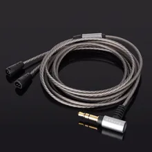 Earmax обновление наушников гарнитура наушники посеребренный кабель заменить провода для IE8 IE80 IE8I ER80