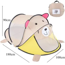 Дети открытый шатер Носки с рисунком медведя из мультика тигра палатка шатер пляжа детские игры играть дома играть дети Indoor Открытый ребенок Игрушечные лошадки палатка