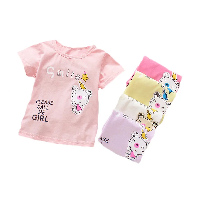 

Baby Girl Summer Clothes Cute Cartoon Baby T-shirts Cotton Casual Baby Girls Tops Short Sleeve Baby Girl Tees Summer Clothing
