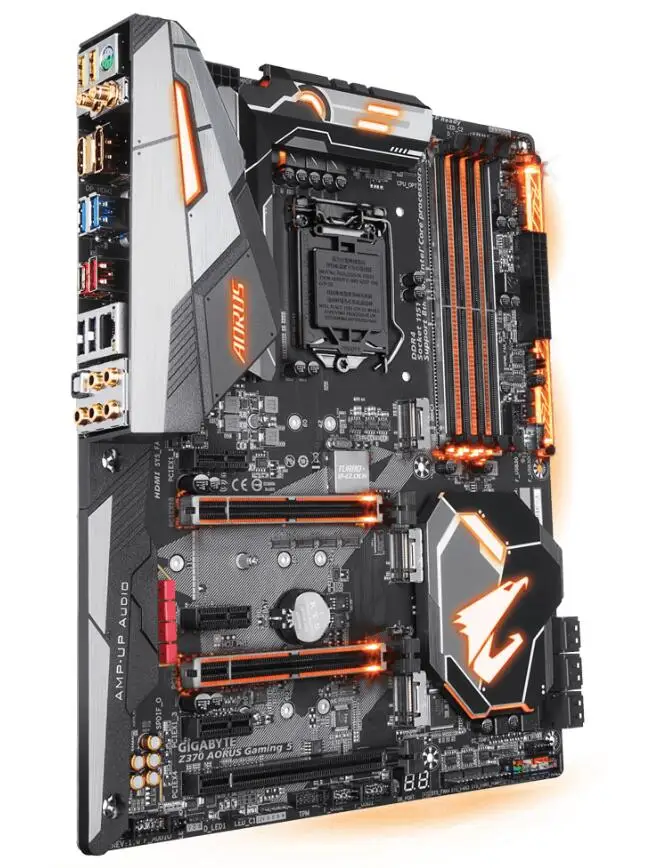 Новая материнская плата для Gigabyte Z370 AORUS Gaming 5 LGA1151 DDR4 8100 SATA3 USB3.0 поддержка i3 8500 i5 8700
