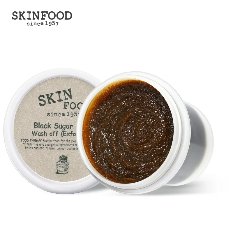 Оригинальный Skinfood SKIN Food черного сахарного Мёд маска 100g смыть пакет в Корейском