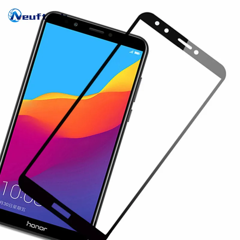 Full Cover Tempered Glass For Huawei Honor 8 9 10 Lite V20 Protective Screen Protector Film V9 V10 | Мобильные телефоны и