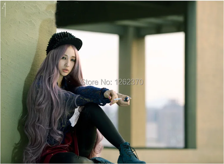

100 Cm Harajuku Cosplay Wig Anime Women Men Long Curly Wavy Costume Party Synthetic Hair Wigs Anime Peruca Pelucas