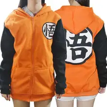 New Women Men Anime Cosplay Costume Hoodie Jacket Dragon ball Z Son DBZ Goku Kame Uniform Coat UNISEX Top Clothing