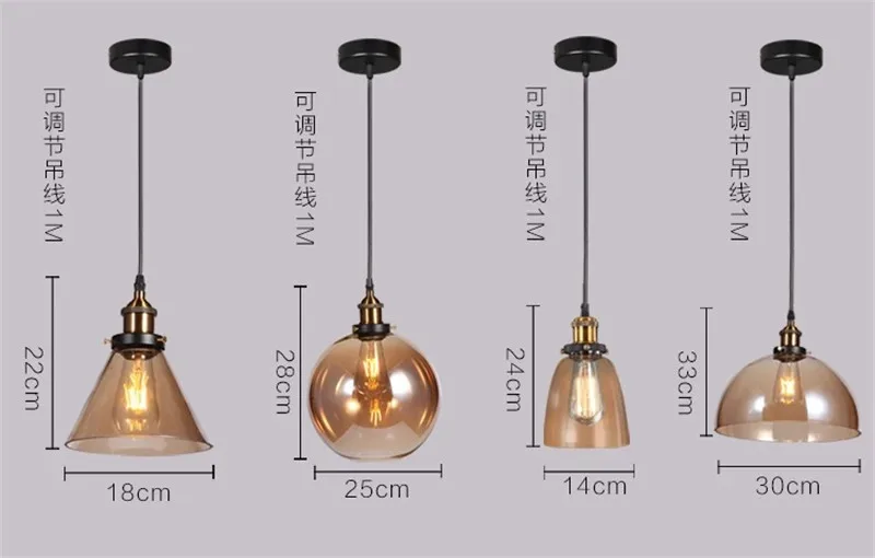 Винтажный Ретро стеклянный подвесной светильник, скандинавский домашний декор, кухонный подвесной светодиодный светильник, домашний декоративный планетарий, светильник, светильники