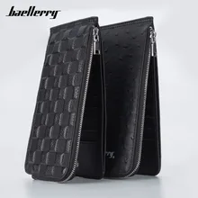 Новинка 052618,, yesetn, Мужской Длинный кошелек на молнии с зажимами для денег, мужской модный клатч