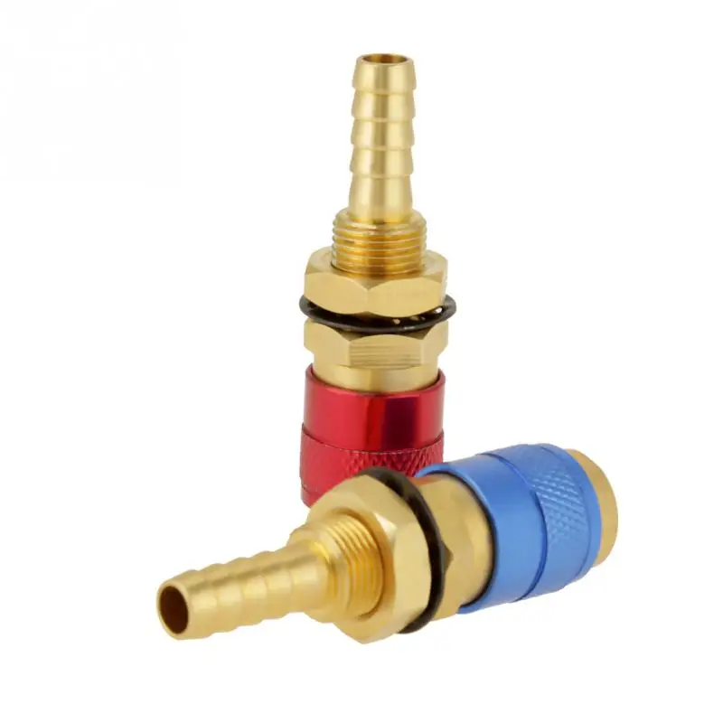 Buy 2Pcs/Set Welding Torch Quick Fitting Hose Connectors 8mm Water Cooled & Gas