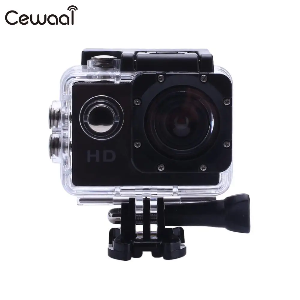 

Cewaal Action Camera 1080P HD Shooting Waterproof Digital Video Camera COMS Sensor Wide Angle Lens Camera For Swimming Diving