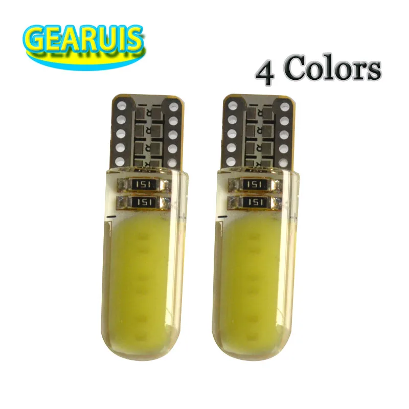 100 шт. T10 W5W COB 12 чипов LED 0 8 Ампер 194 192 салона автомобиля свет cob маркер Лампа 501 SMD