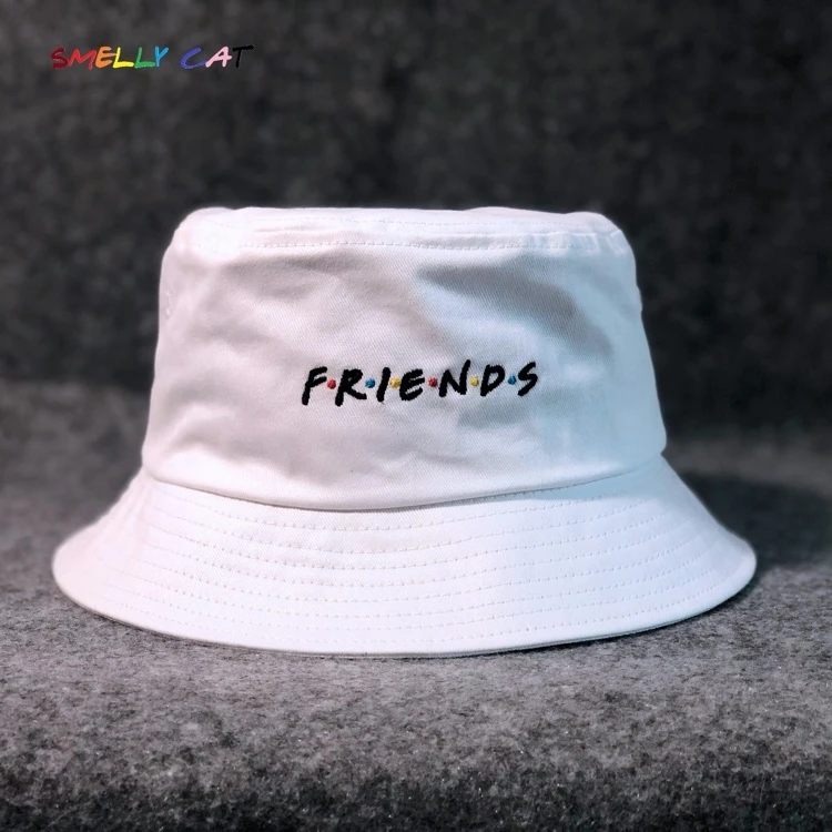 

New 58Cm Friends TV Show Men's Cotton Reversible Bucket Fisherman Hat