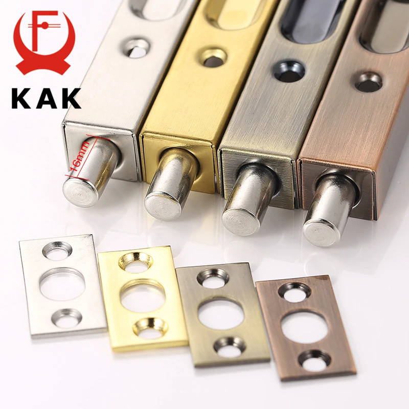 Stainless Steel Hidden Door Bolt Security Guard Door Latch 4/6/8/10 inch Sliding Lock Bathroom Bolt Dust Proof Hardware,door latch