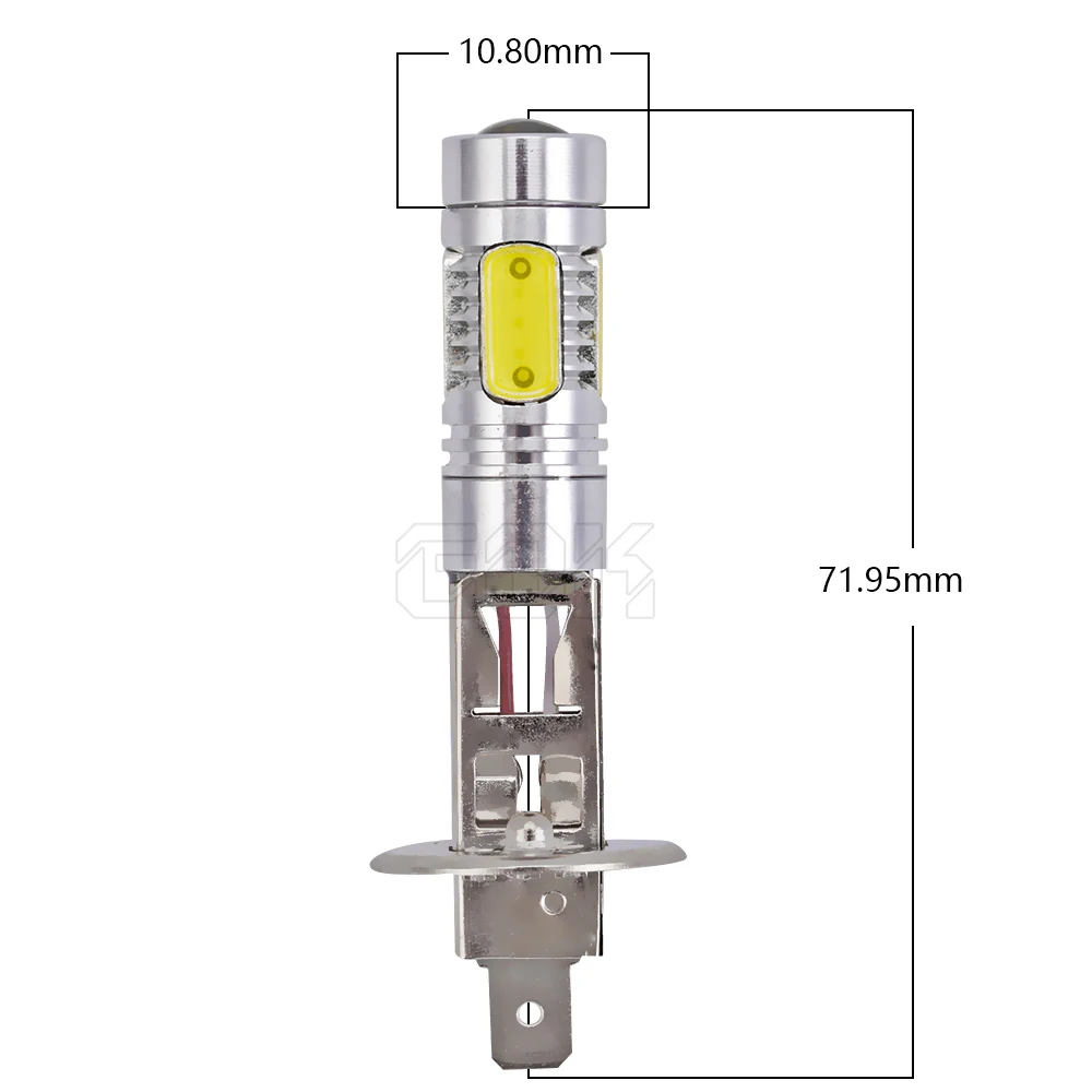 2 шт./лот супер яркий H1 светодиодный 7,5 Вт светодиодные линзы SMD h1 h3 880 881 светодиодный Противотуманные фары Дневные ходовые лампы светильник лампа для авто светильник