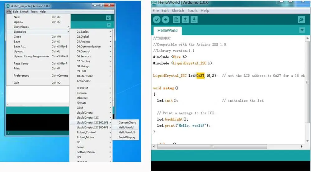 IIC/igc/интерфейс LCD1602 2004 ЖК-адаптер пластина для Arduino