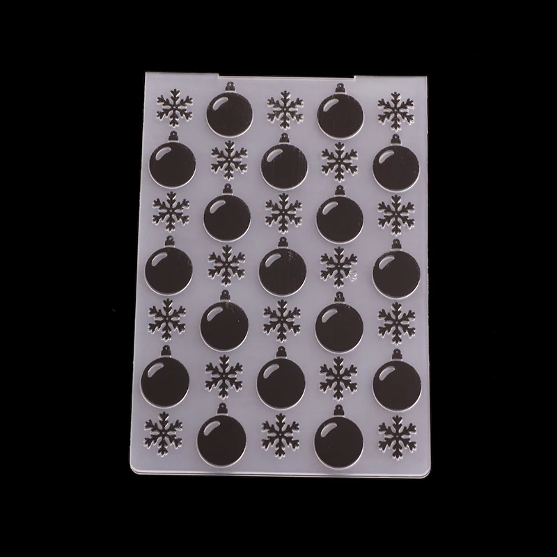 

Snowflake Shape Embossing Folder Stencils for DIY Scrapbooking Plastic Handmade Template Crafts Art Diary Decor Painting Tool