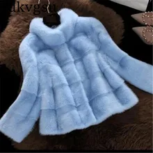 Women Autumn& Winter High Quality Faux Fur Basic Jacket Coat Female Overcoat Sweet Outerwear& Coats Plus Size Tops A1486