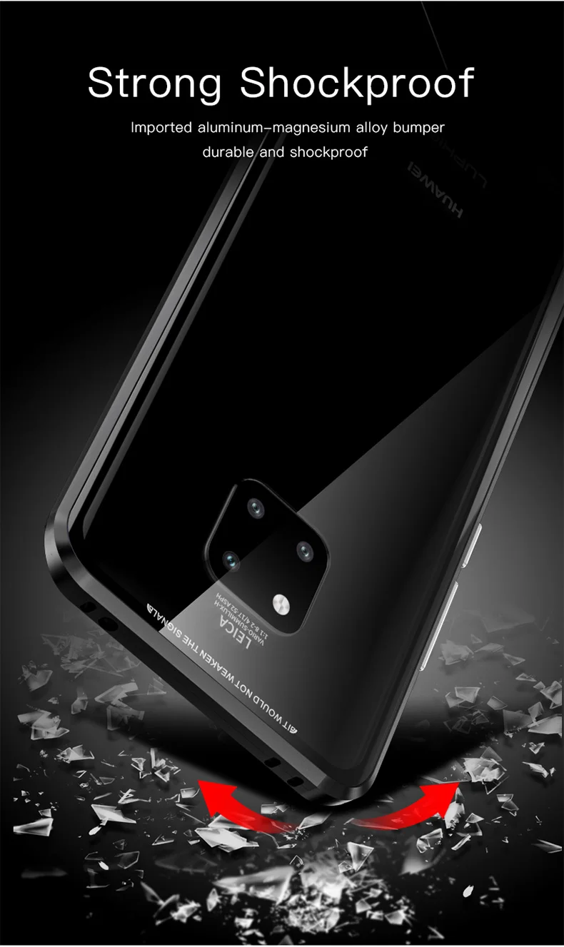 LUPHIE 360 Full Degree Magnetic Case for Huawei Mate20 Pro P30 P30 Pro  (9)