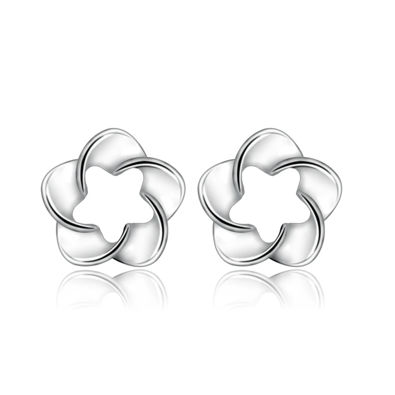 

SCE010 925 Sterling silver earrings with box