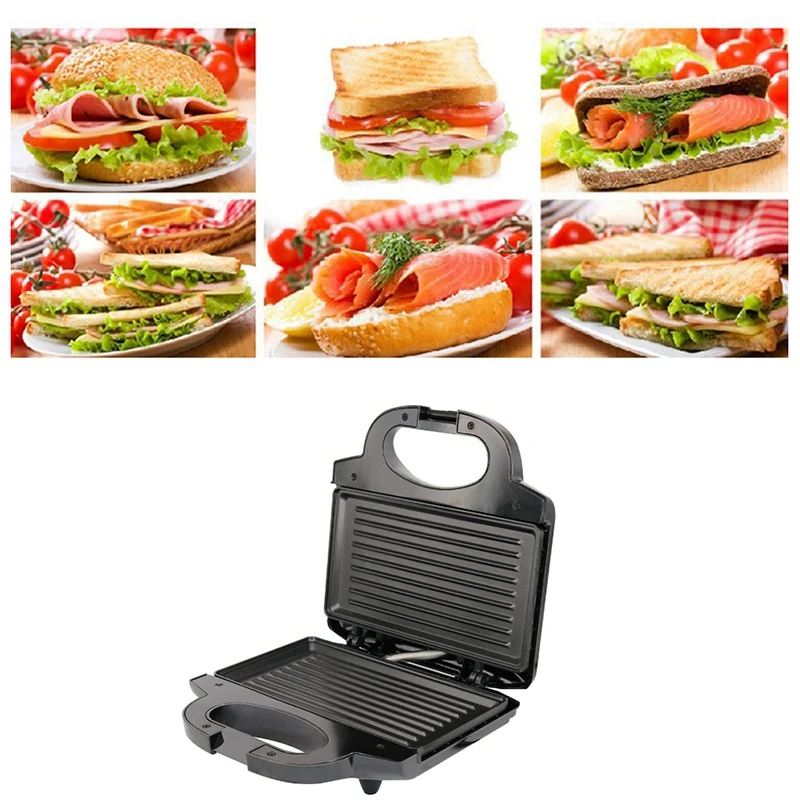 hot sale Multifunctional Electric Mini Sandwich Makers Grilling Panini Plate Toaster Steak Hamburger Breakfast Machine Barbecu