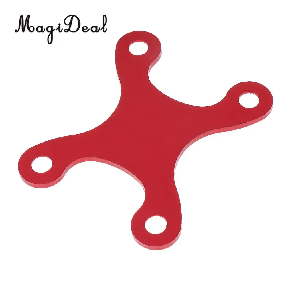 MagiDeal 2pcs Aluminum Alloy Skateboard Longboard Anti Sinking Gasket Prevent Sag Red