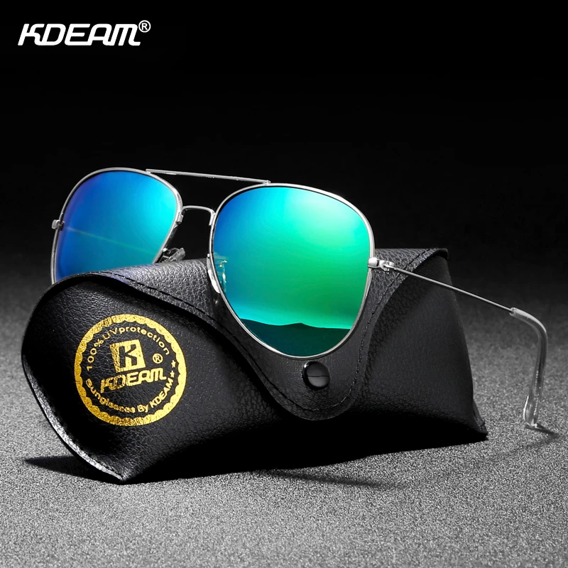 Gafas sol polarizadas de piloto de la Fuerza Aérea para hombre, lentes grandes 62 pulgadas, Polaroid UVA/UVB, con funda|pilot sunglasses men|pilot sunglassessunglasses men polarized - AliExpress
