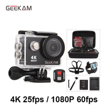 GEEKAM Экшн-камера H9 H9R, оригинальная ультра спортивная водонепроницаемая камера go HD 4K WiFi 1080P 60fps pro, уличная спортивная камера 170D