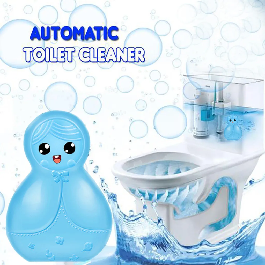 Autoile автоматический очиститель для туалета Magic Flush Bottled Helper Blue Bubble удивительные продукты для улучшения дома в ванной комнате# X