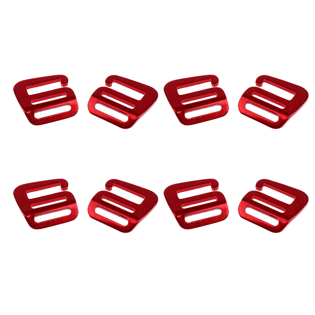 4 Pairs of 1 Inch G Hook Webbing Buckle Clip Replacement for Backpack Strap Belt 25mm Hardware Outdoor Backpack Accessories