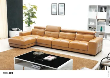 

2019 modern style L-Shape genuine leather sofa
