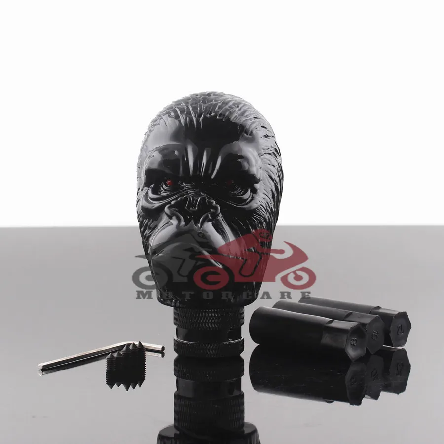 Черная Горилла King Kong Head Стильная универсальная ручка переключения передач