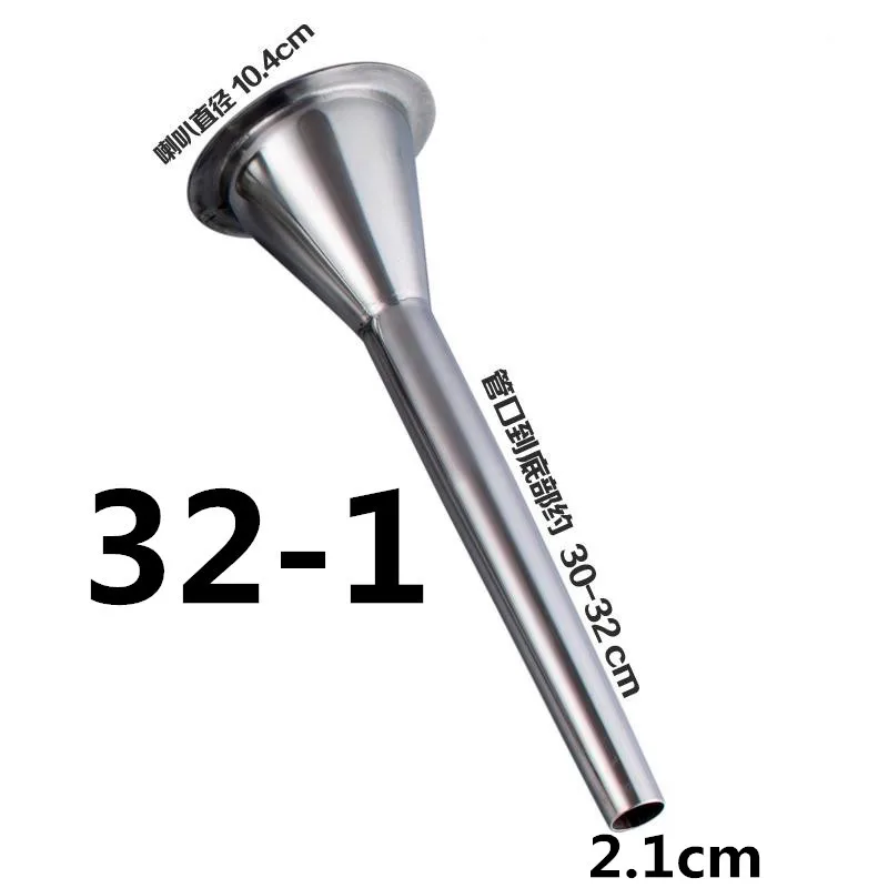 

1pcs thick meat grinder parts stuffer head for Sausage casings funnel handmade stainless steel tube