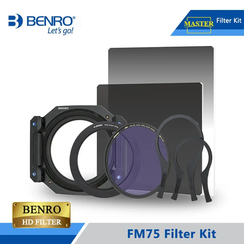 Benro FM75 75mm Filter Kit System ND/GND/CPL Professional Filter Hold