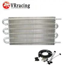 VR - Universal 304.8X190.5X19 05 6 fila de aluminio remoto enfriador de aceite de transmisión Kit/Auto-Manual del radiador convertidor VR4123