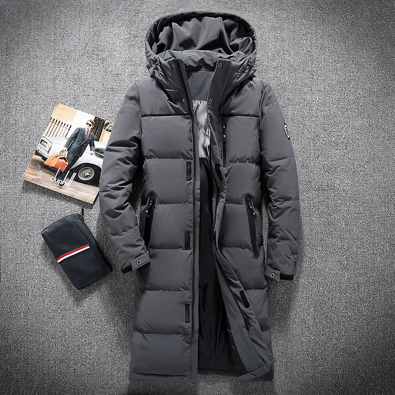 mens long warm waterproof coat