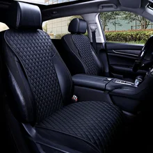 2019 brand new fácil de limpar almofadas de assento do carro não se move, universal pu couro não deslize assentos tampa se encaixa para a maioria dos carros à prova de água