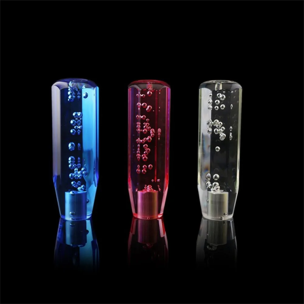 

2018 New Universal Crystal Bubble LED Luminous Shift Knob Car Shifter Head Manual Gear Directly Screwed Up Hot Selling