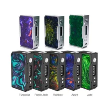 100 original VOOPOO DRAG 157W mod carbon fiber version TC Box Mod e cigarette vape with