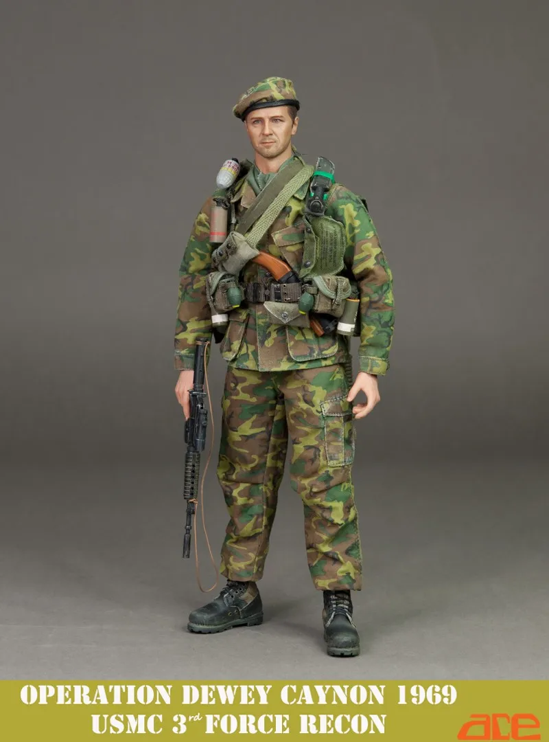 1/6 масштаб фигурка кукла операция Dewey Caynon 1969-USMC 3rd Force Recon Коллекционная 1" фигурка куклы пластмассовые игрушечные модели