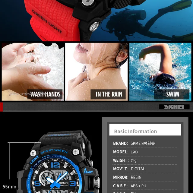 SKMEI Fashion Sports wielofunkcyjny Outdoor mężczyźni zegarki podwójny wyświetlacz cyfrowy kwarcowy chronograf zegarki na rękę Relogio męski tanie i dobre opinie Dual Display Wristwatches Quartz Wristwatches Alarm Back Light Water Resistant Multiple Time Zone Week Display Chronograph Shock Resistant Complete Calendar Swim Auto Date SKMEI Fashion Sports wielofunkcyjny Outdoor mężczyźni zegarki podwójny wyświetlacz cyfrowy kwarcowy chronograf zegarki na rękę Relogio męski tanie i dobre opinie Dual Display Wristwatches Quartz Wristwatches Alarm Back Light Water Resistant Multiple Time Zone Week Display Chronograph Shock Resistant Complete Calendar Swim Auto Date