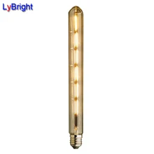 E27 накаливания Винтаж свет AC 6 Вт 220-240 В T30 Ретро светодиодные лампочки накаливания для Гостиная Спальня кухня партии Рождество