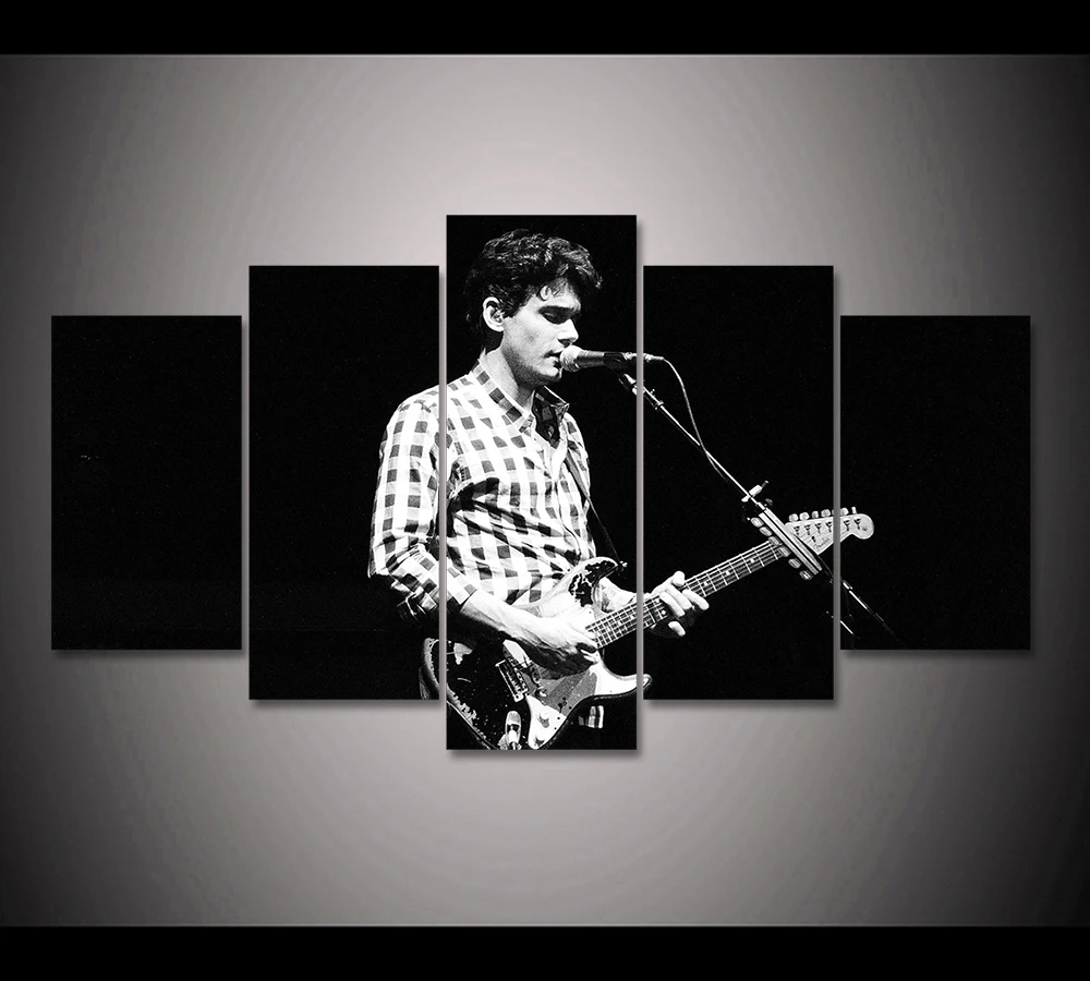 HD Print 5pcs White black John mayer poster painting modern home decor