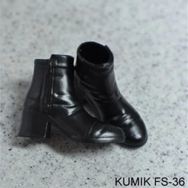 1/6 KUMIK FS 4 стиля полые внутри черные женские сапоги обувь аксессуары для 12 дюймов